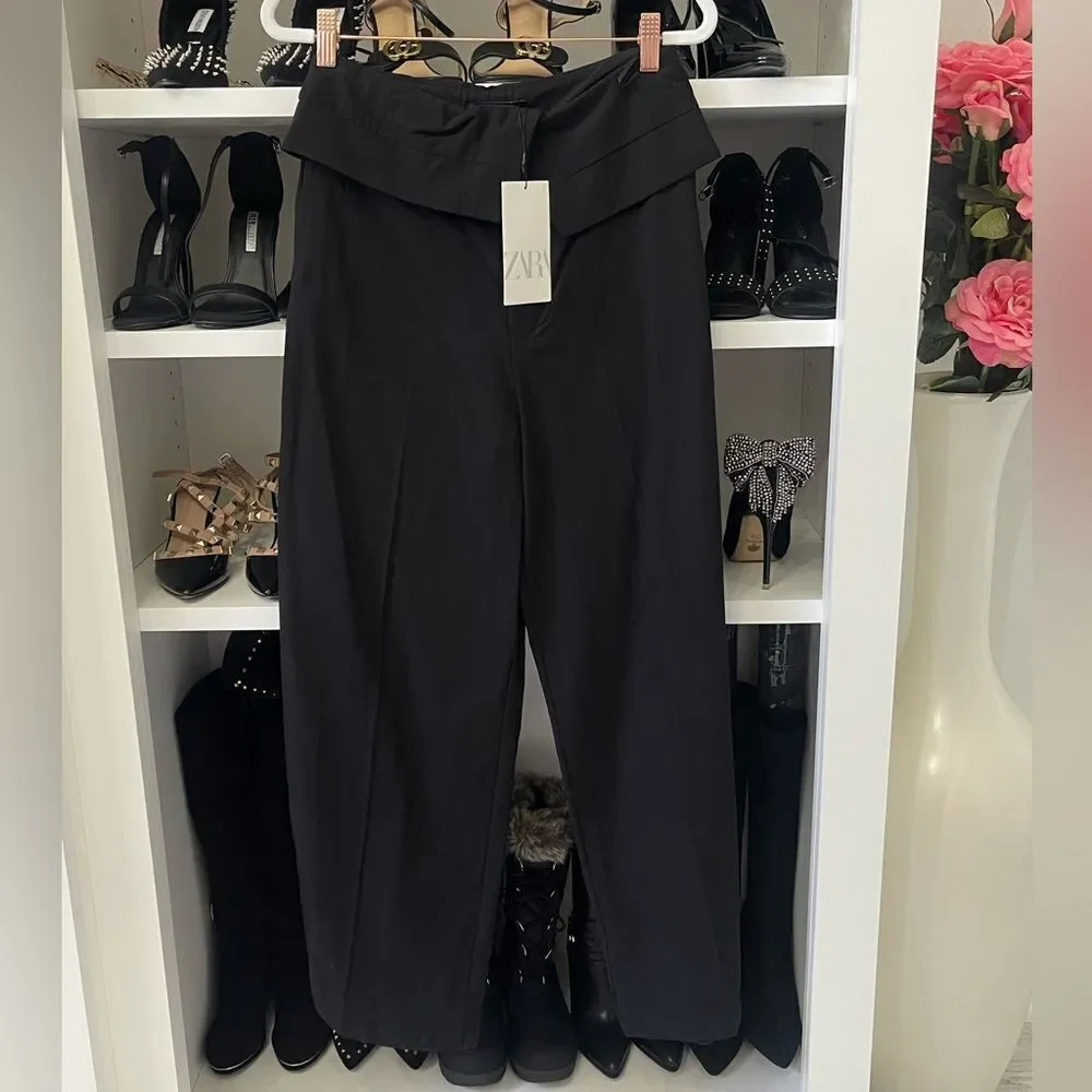 NWT Linen blend full length pants Size Xsmall